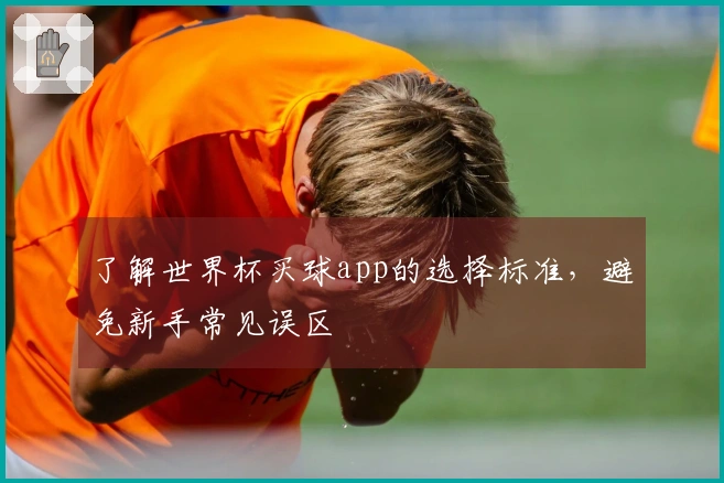 了解世界杯买球app的选择标准，避免新手常见误区